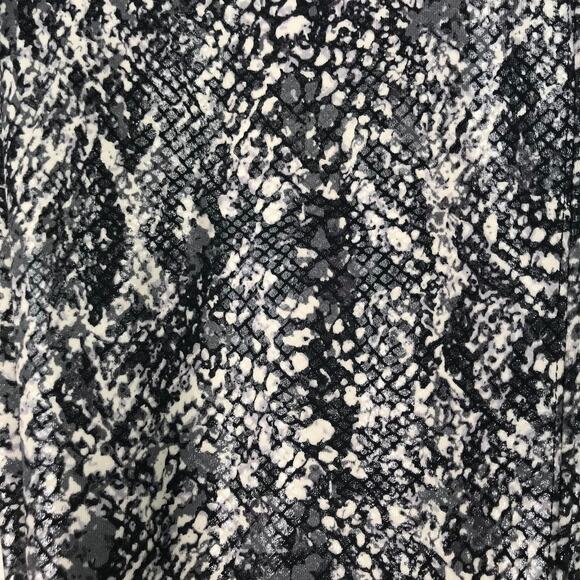 Spanx‎ Leggings Womens Large Gray Faux Leather Snake Shine Compression 20324R - Picture 7 of 16